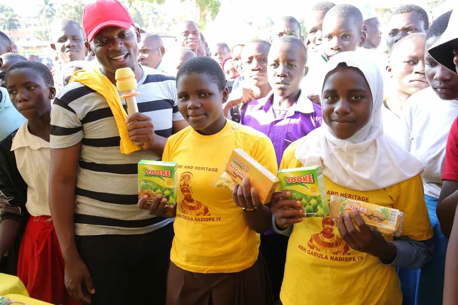 Children receiving Tooke products