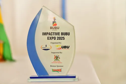 BUBU Expo award trophy